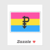 Pan Pride Aufkleber (Blatt)