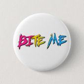 Pan Pride Beiß mich Button (Vorderseite)