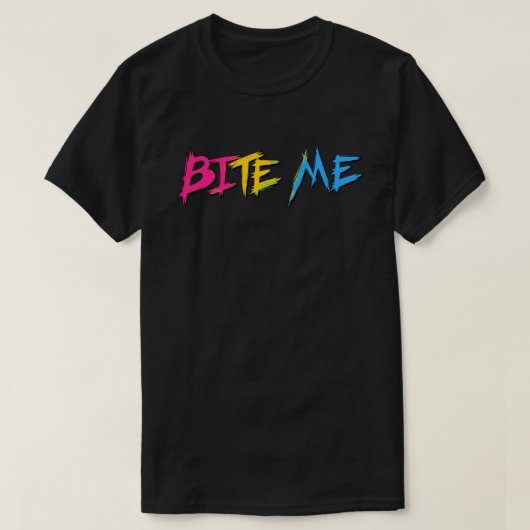 Pan Pride Beiß mich T-Shirt (Design vorne)
