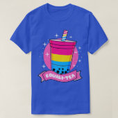 Pan Pride Bubble Tea Pansexual 1463 T-Shirt (Design vorne)
