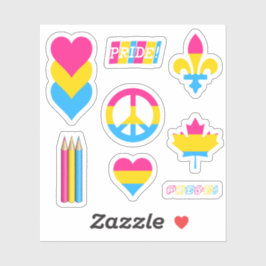 Pan Pride Designs II Aufkleber