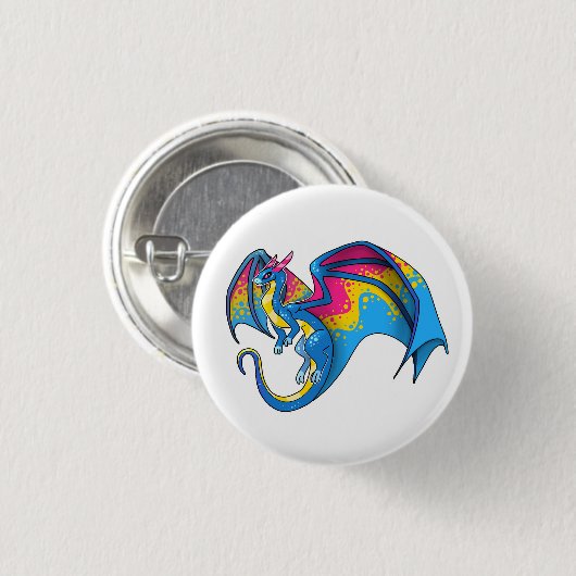 Pan Pride Dragon Button (Vorne & Hinten)