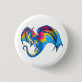 Pan Pride Dragon Button (Vorderseite)