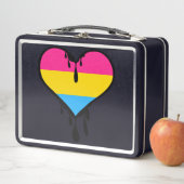Pan Pride Dripping Heart Metall Brotdose (Beispiel)