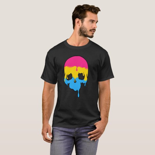 Pan Pride Driving Skull T-Shirt (Vorne ganz)