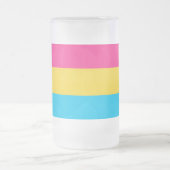 Pan Pride Frosted Becher Mattglas Bierglas (Mittel)