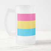 Pan Pride Frosted Becher Mattglas Bierglas (Links)