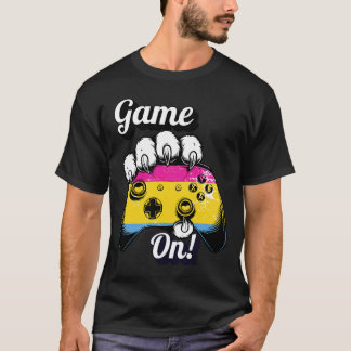 Pan Pride Game On Tiger Paw Controller T-Shirt 202