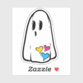 Pan Pride Ghost Aufkleber (Blatt)