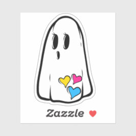 Pan Pride Ghost Aufkleber