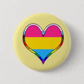 Pan Pride Heart Button (Vorderseite)