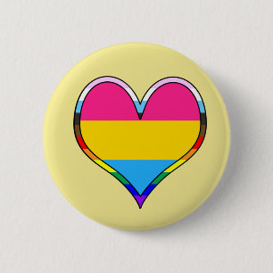 Pan Pride Heart Button
