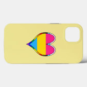 Pan Pride Heart Case-Mate iPhone Case (Rückseite (Horizontal))