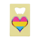Pan Pride Heart Credit Card Flaschenöffner (Rückseite)
