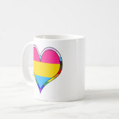 Pan Pride Heart Kaffeetasse (Vorderseite Links)