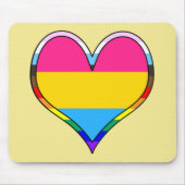 Pan Pride Heart Mousepad (Vorne)