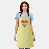 Pan Pride Heart Schürze (Getragen)