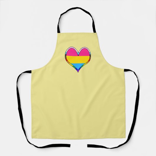 Pan Pride Heart Schürze (Vorderseite)