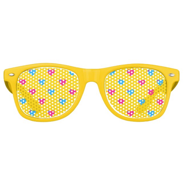 Pan Pride Hearts Sonnenbrille (Vorderseite)