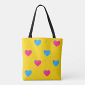 Pan Pride Hearts-Tasche Tasche (Rückseite)