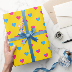 Pan Pride Kleine Herzen Geschenkpapier