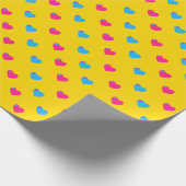 Pan Pride Kleine Herzen Geschenkpapier (Ecke)