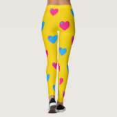 Pan Pride Large Hearts Leggings (Rückseite)