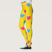 Pan Pride Large Hearts Leggings (Links)