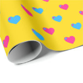 Pan Pride Small Hearvenwrapping Paper Geschenkpapier (Rolleneckpunkt)
