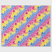 Pan Pride Squiggles Geschenkpapier (Flach)