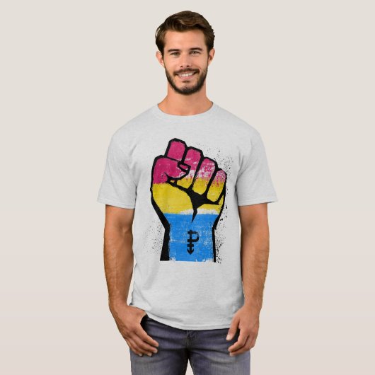 Pan Pride und Power T-Shirt (Vorne ganz)