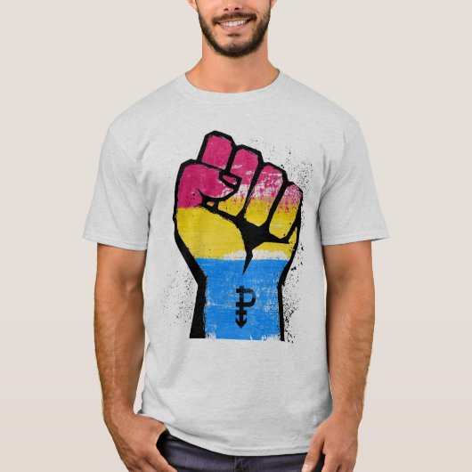 Pan Pride und Power T-Shirt (Vorderseite)