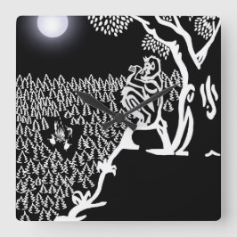 Pan Serenade Wall Clock Quadratische Wanduhr