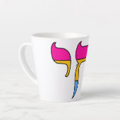 Pan-Stolz-Flagge Chai Milchtasse (Linke Ecke)