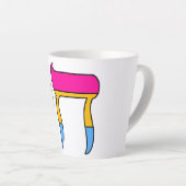 Pan-Stolz-Flagge Chai Milchtasse (Rechte Ecke)