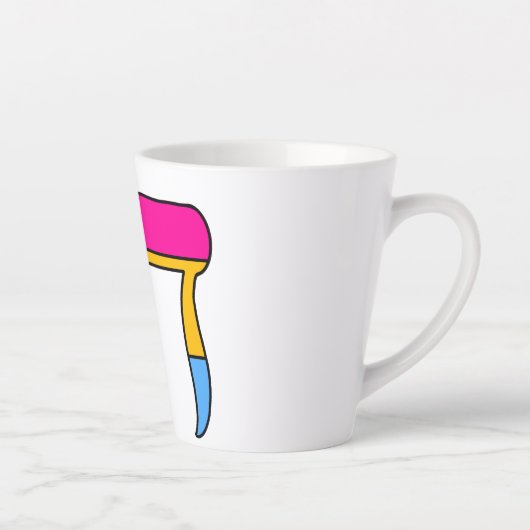 Pan-Stolz-Flagge Chai Milchtasse (Rechts)