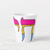 Pan-Stolz-Flagge Chai Milchtasse (Vorderseite)