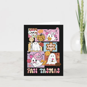 Pan Tasmas Ghost Pumpkin Spooky Conchas Halloween Karte