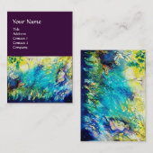 PAN UND DEE, lila Visitenkarte (Vorne/Hinten)