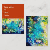 PAN UND DEE, orange Visitenkarte (Vorne/Hinten)