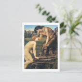 Pan und Psyche - Edward Burne-Jones Postkarte (Stehend Vorderseite)