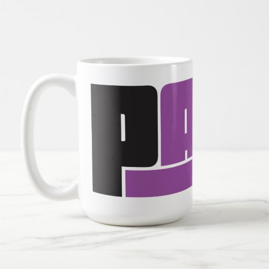 Pana Black und Lila Kaffeetasse (Links)