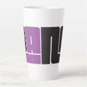 Pana Black und Lila Milchtasse (Vorderseite)