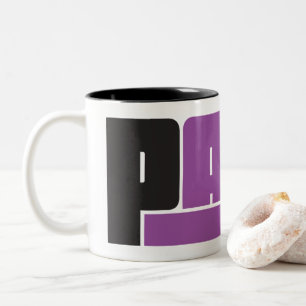 Pana Black und Lila Zweifarbige Tasse