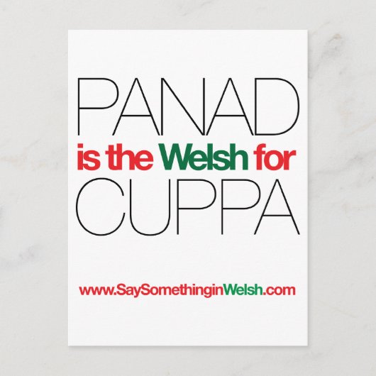 PANAD POSTKARTE (Vorderseite)