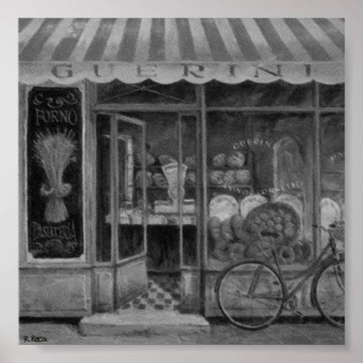 Panadería Guerini Hornear(Italia) Charcoil O Atw Poster (Vorne)