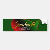 Panafrikanisch, 19. Juni Autoaufkleber (Vorne)