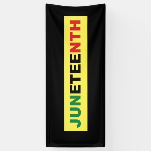 Panafrikanisch, 19. Juni Banner (Vertikal)