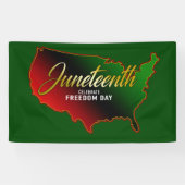 Panafrikanisch, 19. Juni Banner (Horizontal)