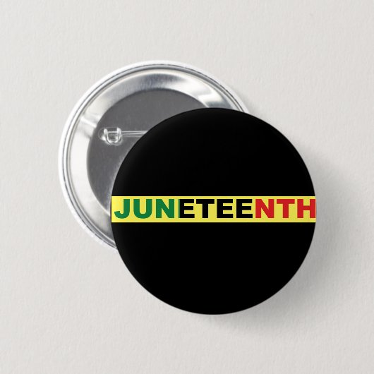 Panafrikanisch, 19. Juni Button (Vorne & Hinten)